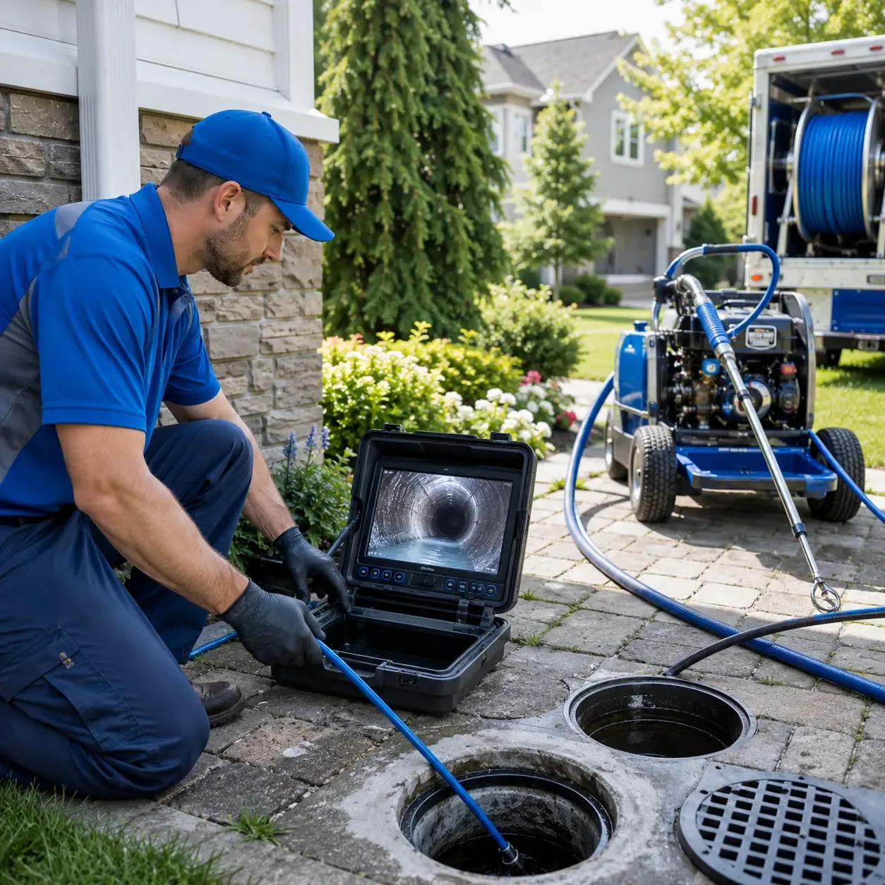 Outdoor drain cleaning professionals serving Elberton, GA